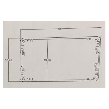 باکس آلومینیومی دو تکه _ DB-1202-2 - تصویر 3