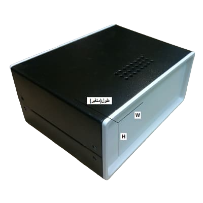 باکس فلزی با پانل پلاستیکی _ DB-9004-3