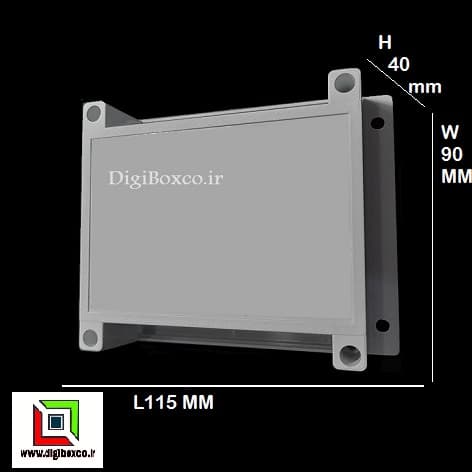 باکس پلاستیکی ریلی دوطرف باز - مدل DB-8008